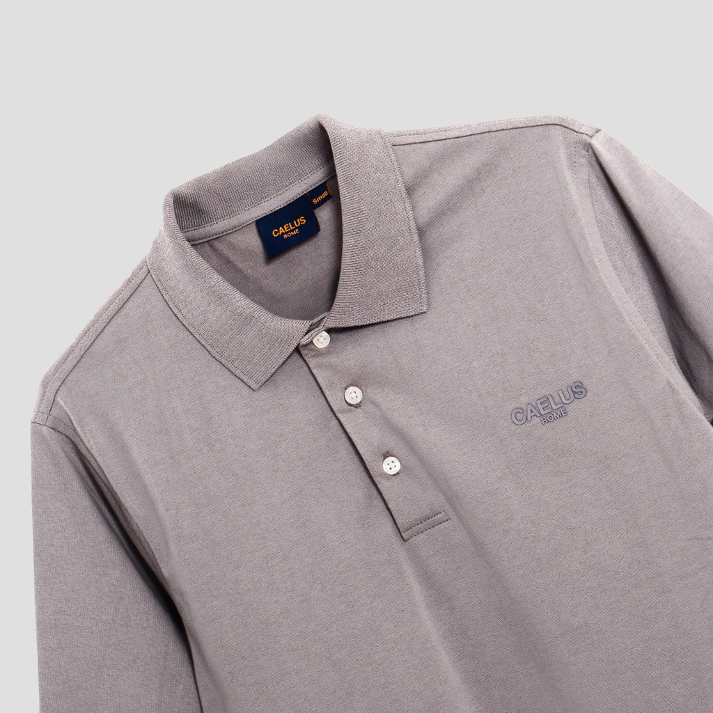 CLASSIC FIT GREY POLO SHIRT