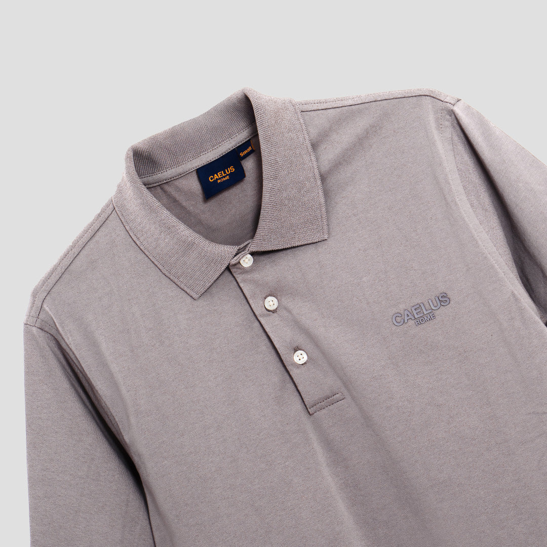CLASSIC FIT GREY POLO SHIRT
