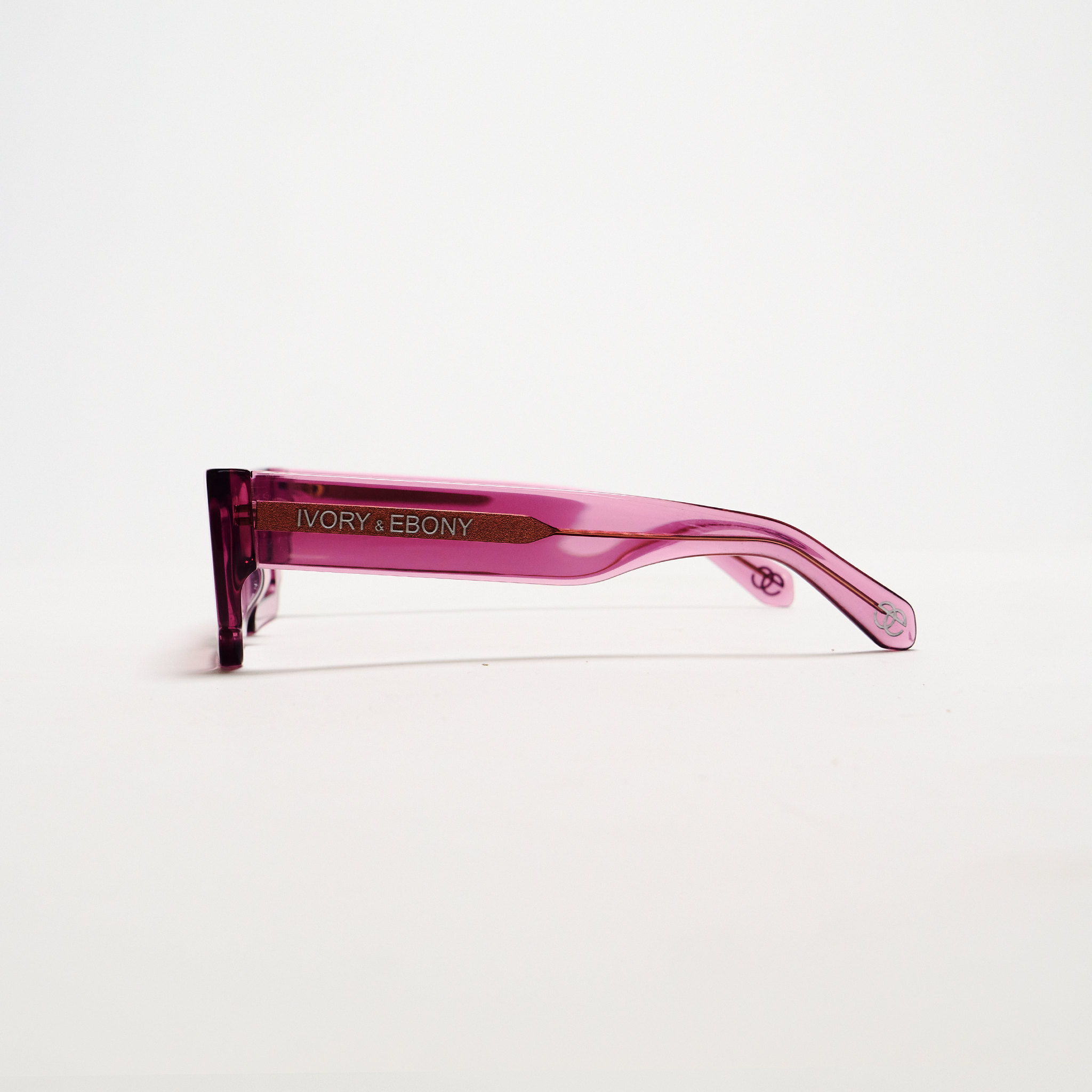 Hot Pink Rectangle Box Sunglasses