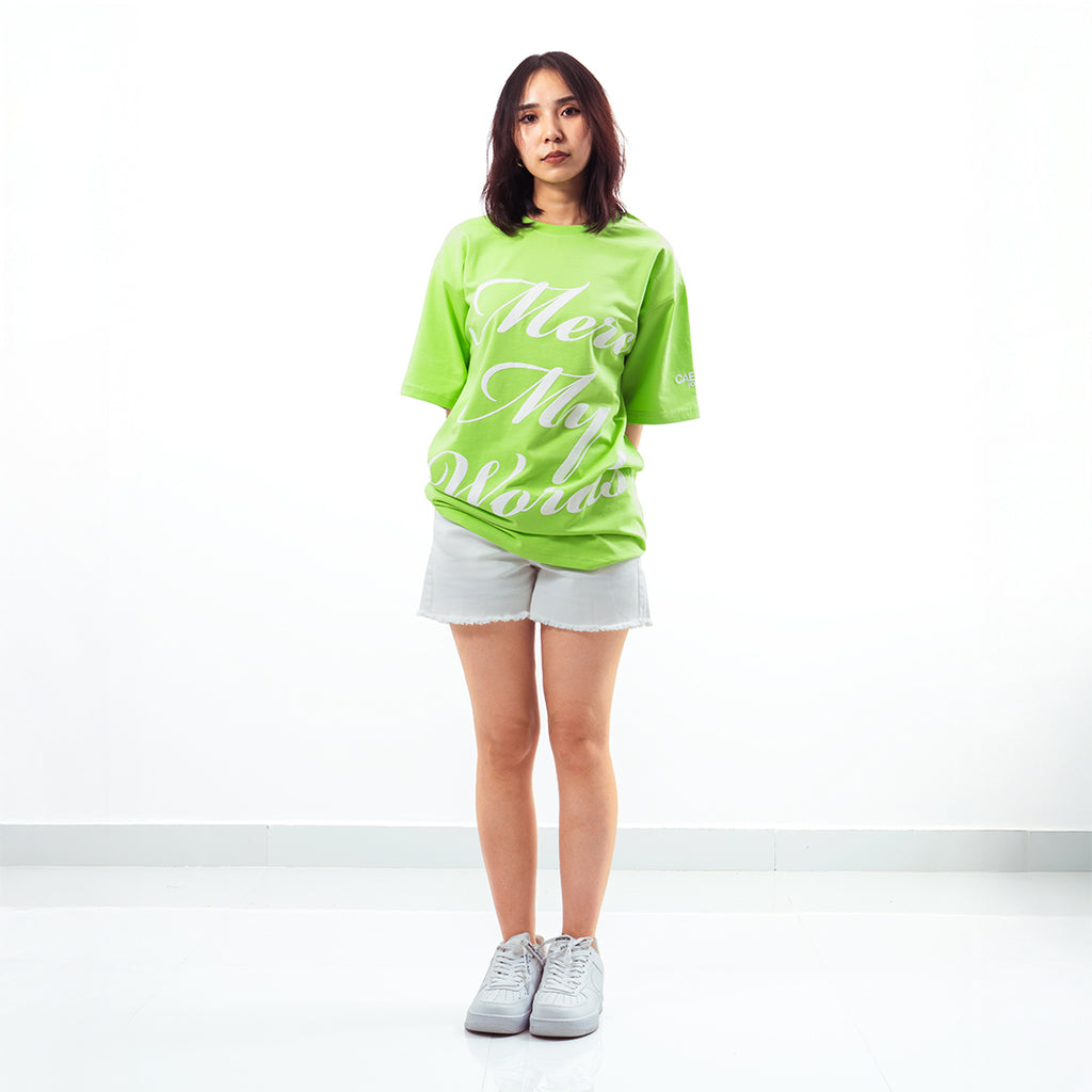 MERC MY WORDS GREEN TSHIRT