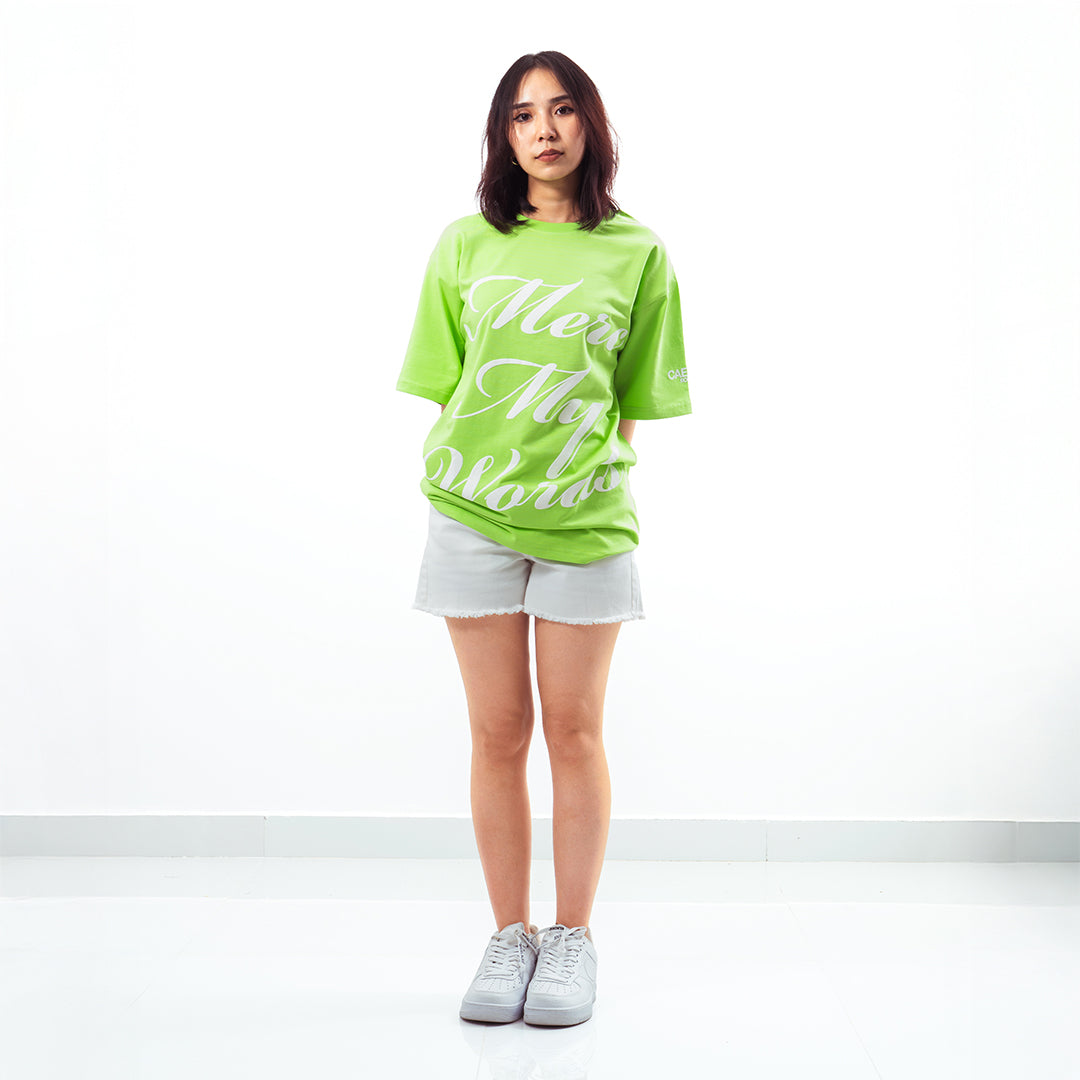 MERC MY WORDS GREEN TSHIRT