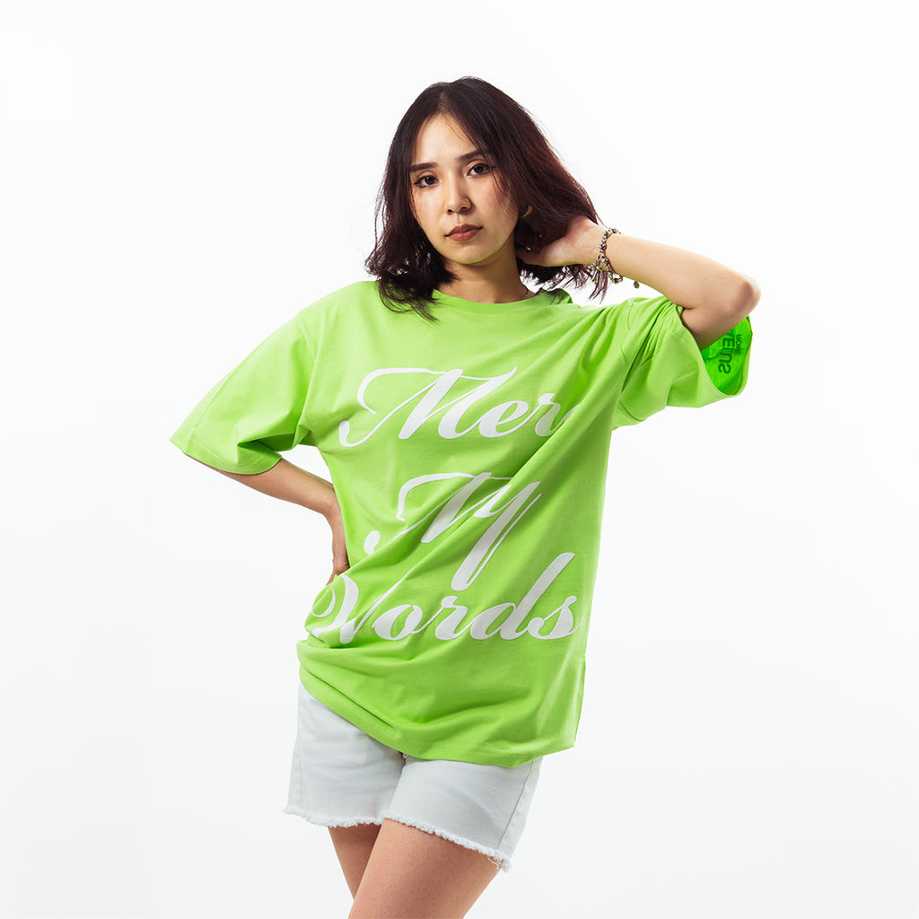 MERC MY WORDS GREEN TSHIRT