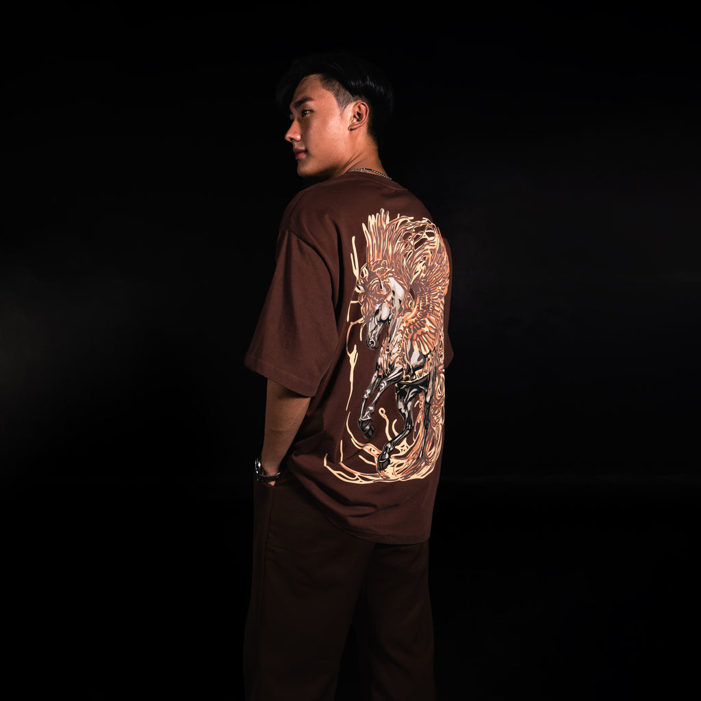 PEGASUS BROWN T-SHIRT