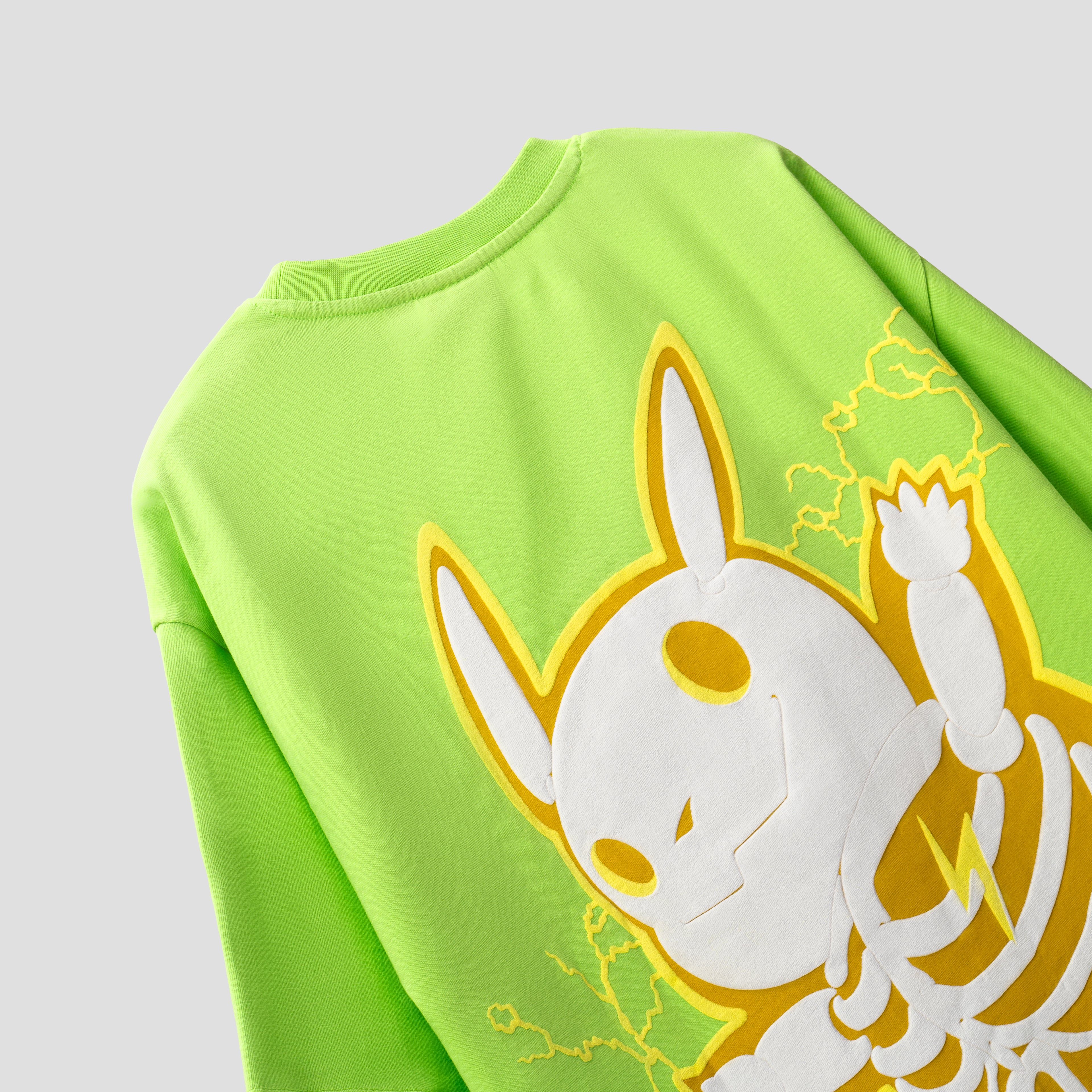 PIKA-PIKA ELECTRIC GREEN T-SHIRT