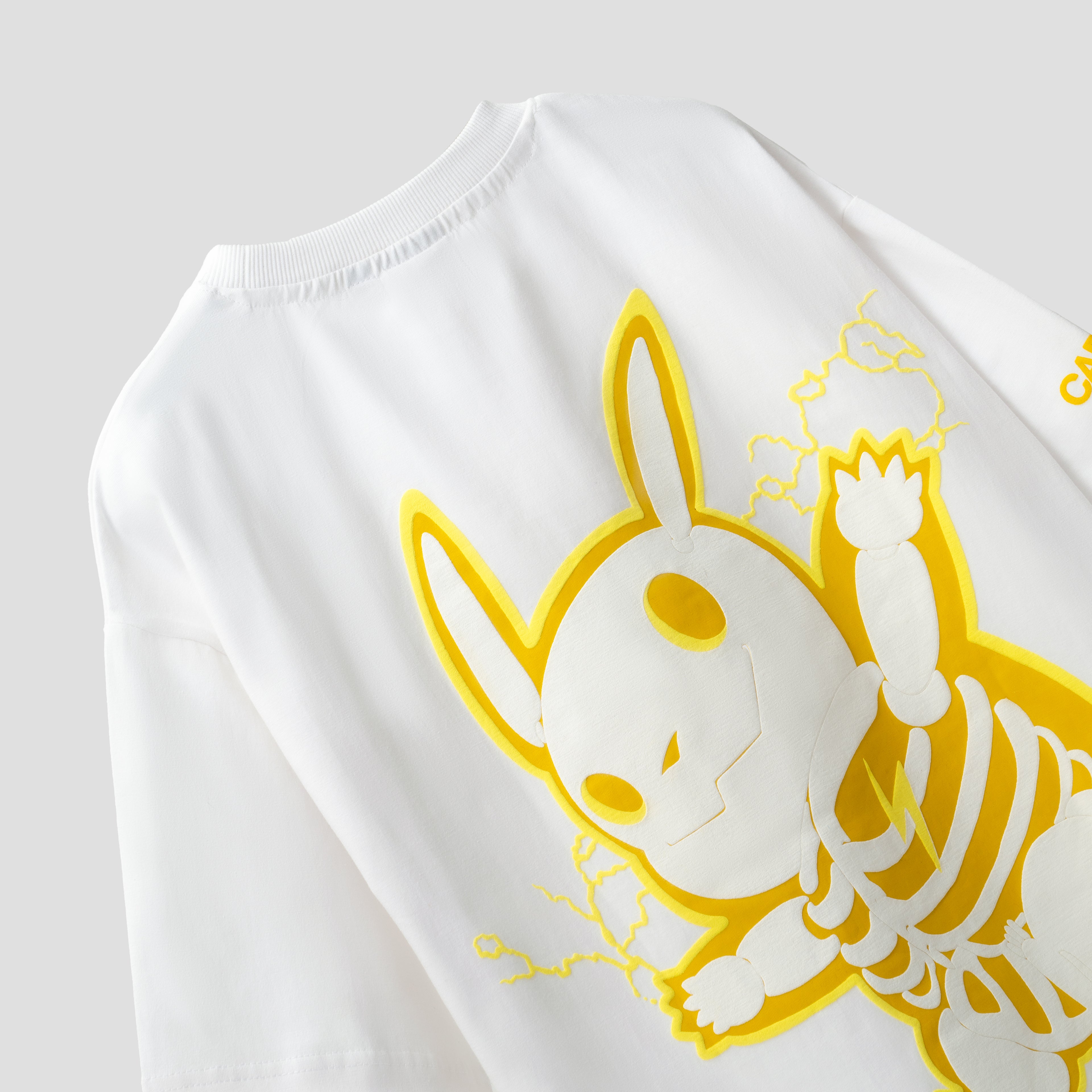 PIKA-PIKA PEARL WHITE T-SHIRT