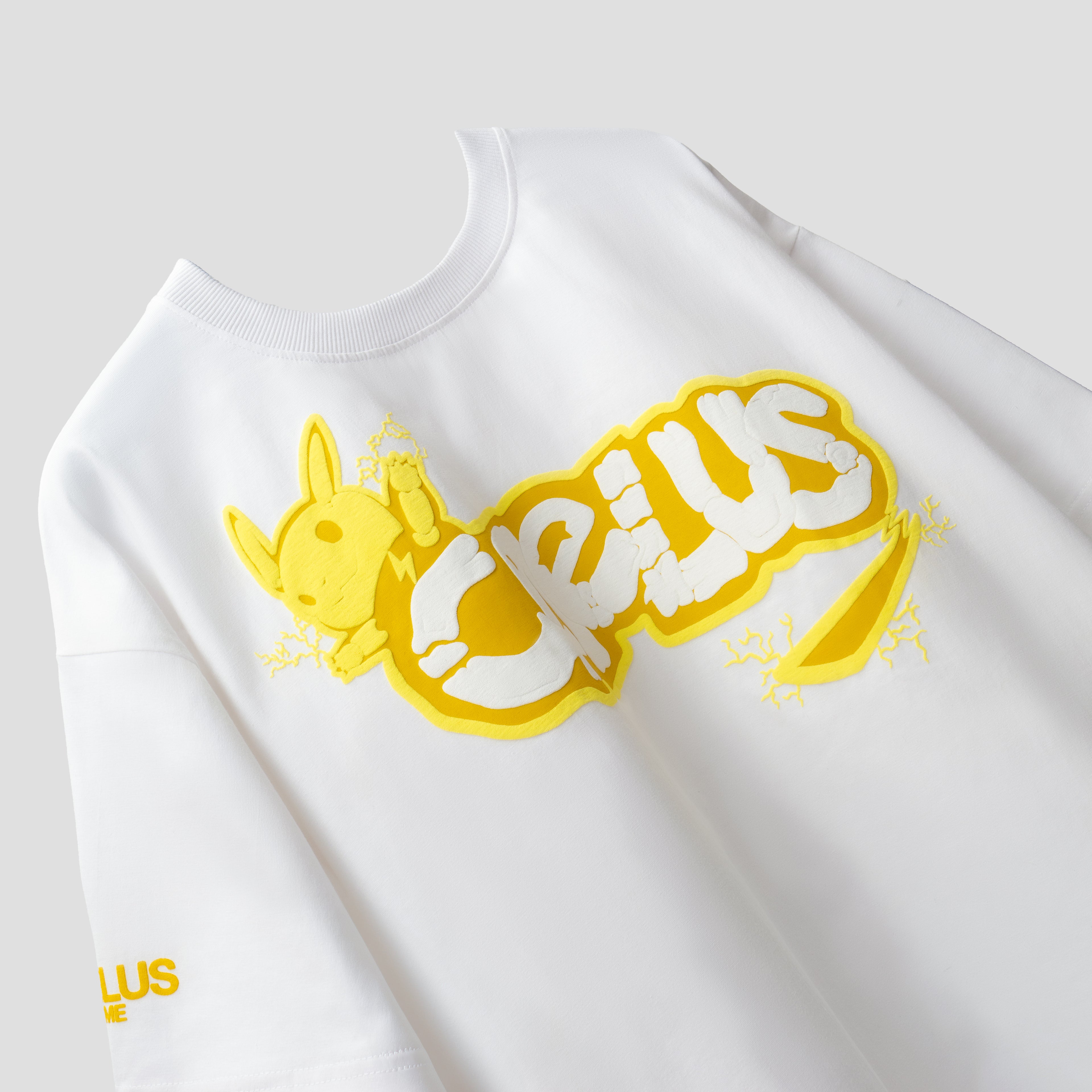 PIKA-PIKA PEARL WHITE T-SHIRT