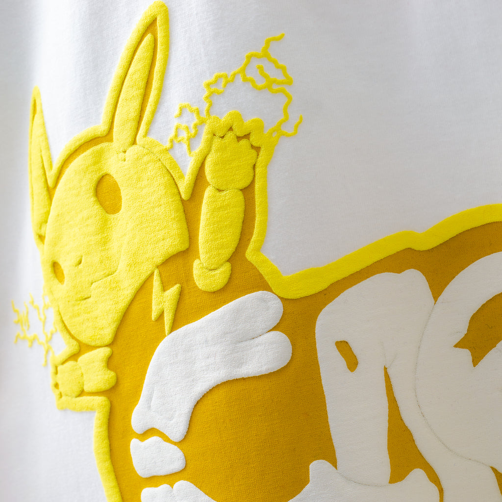 PIKA-PIKA PEARL WHITE T-SHIRT
