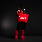 RED TOTE BAG