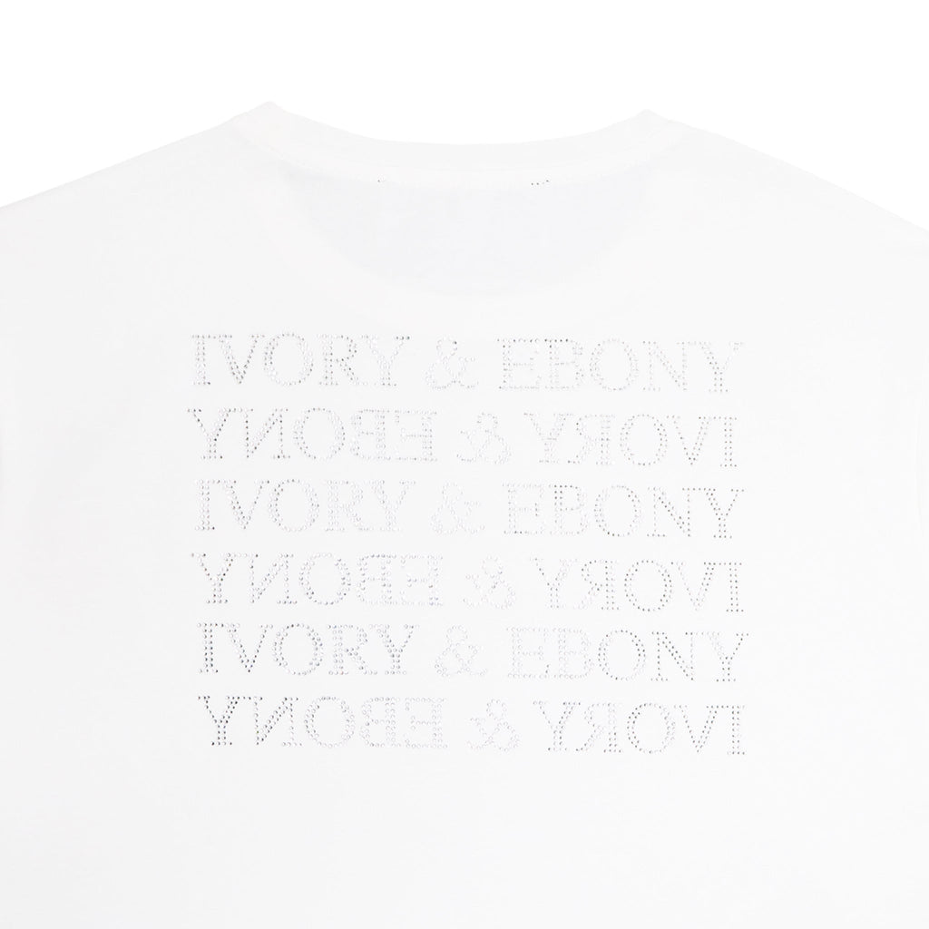 Rhinestone Detail Hydrophobic T-Shirt