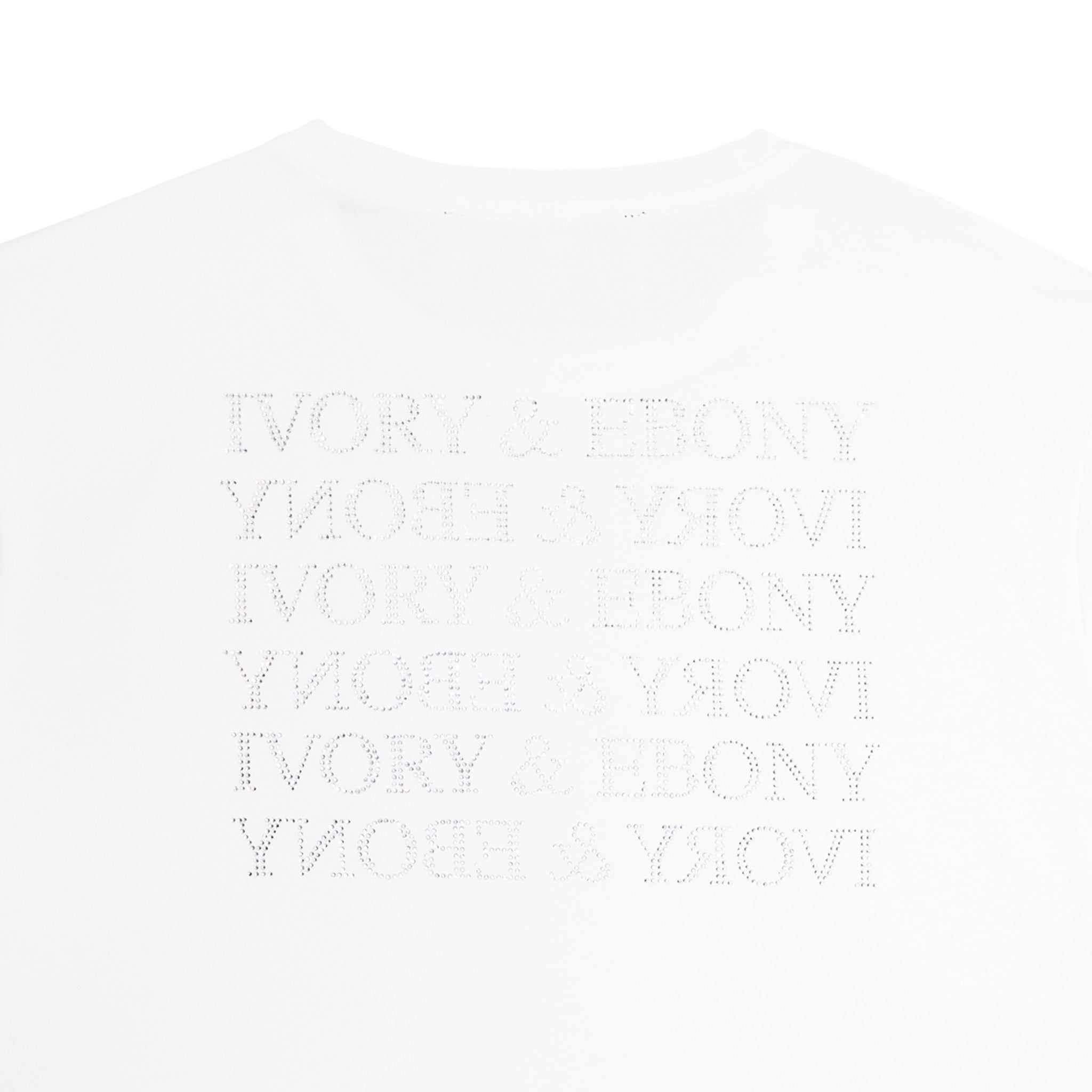 Rhinestone Detail Hydrophobic T-Shirt