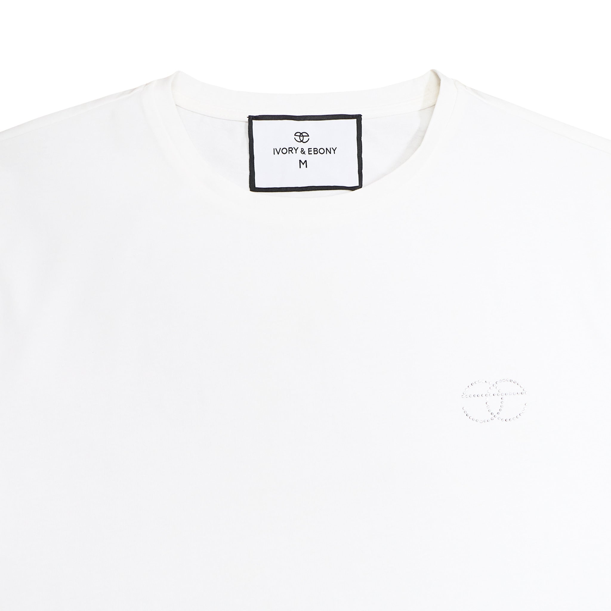 Rhinestone Detail Hydrophobic T-Shirt