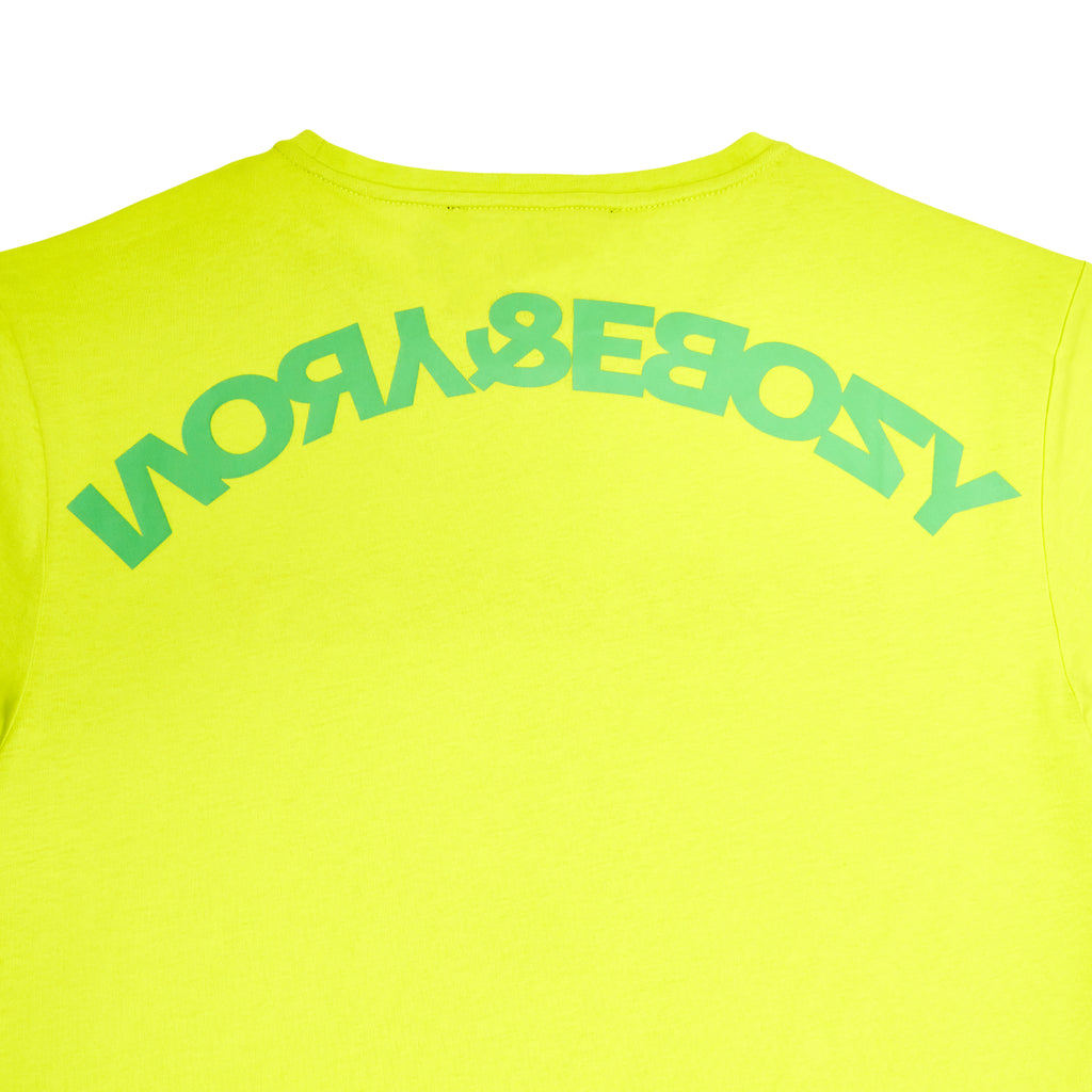 Rotated Text Hydrophobic T-Shirt