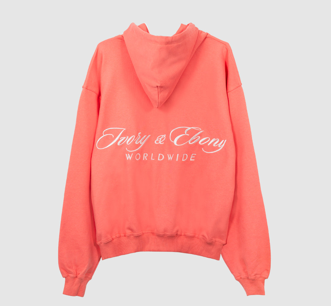 Worldwide Embroidery Hydrophobic Hoodie