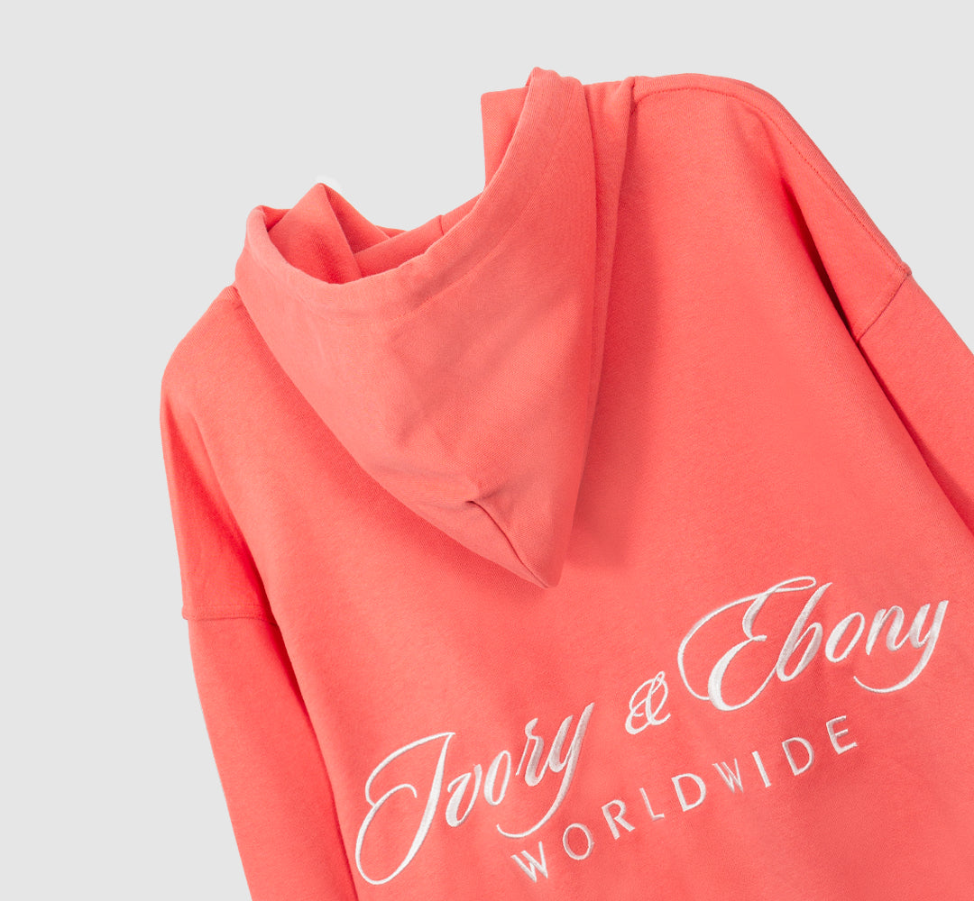 Worldwide Embroidery Hydrophobic Hoodie