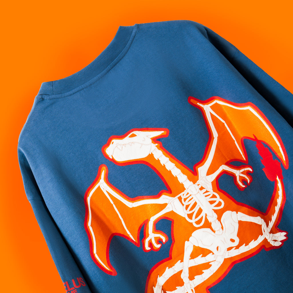 CHARIZARD CERULEAN BLUE T-SHIRT