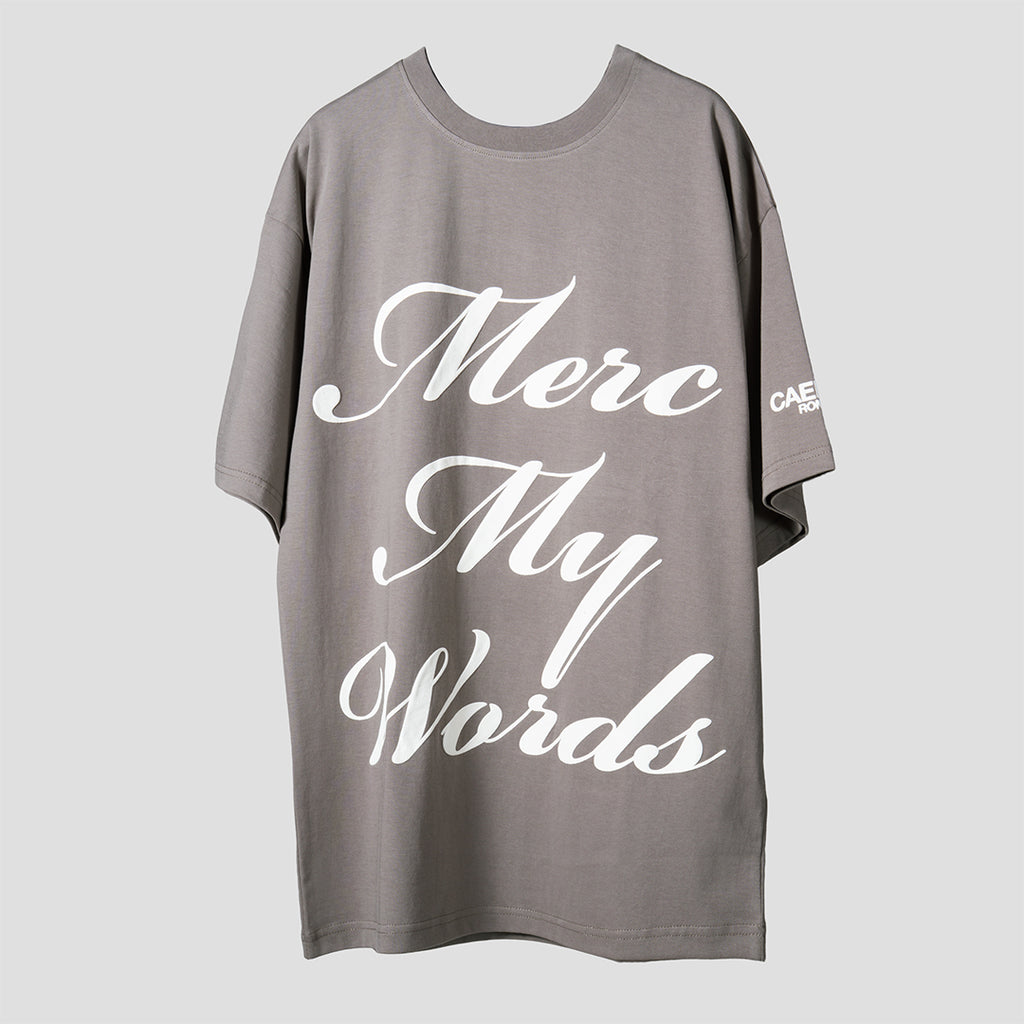 MERC MY WORDS GREY TSHIRT