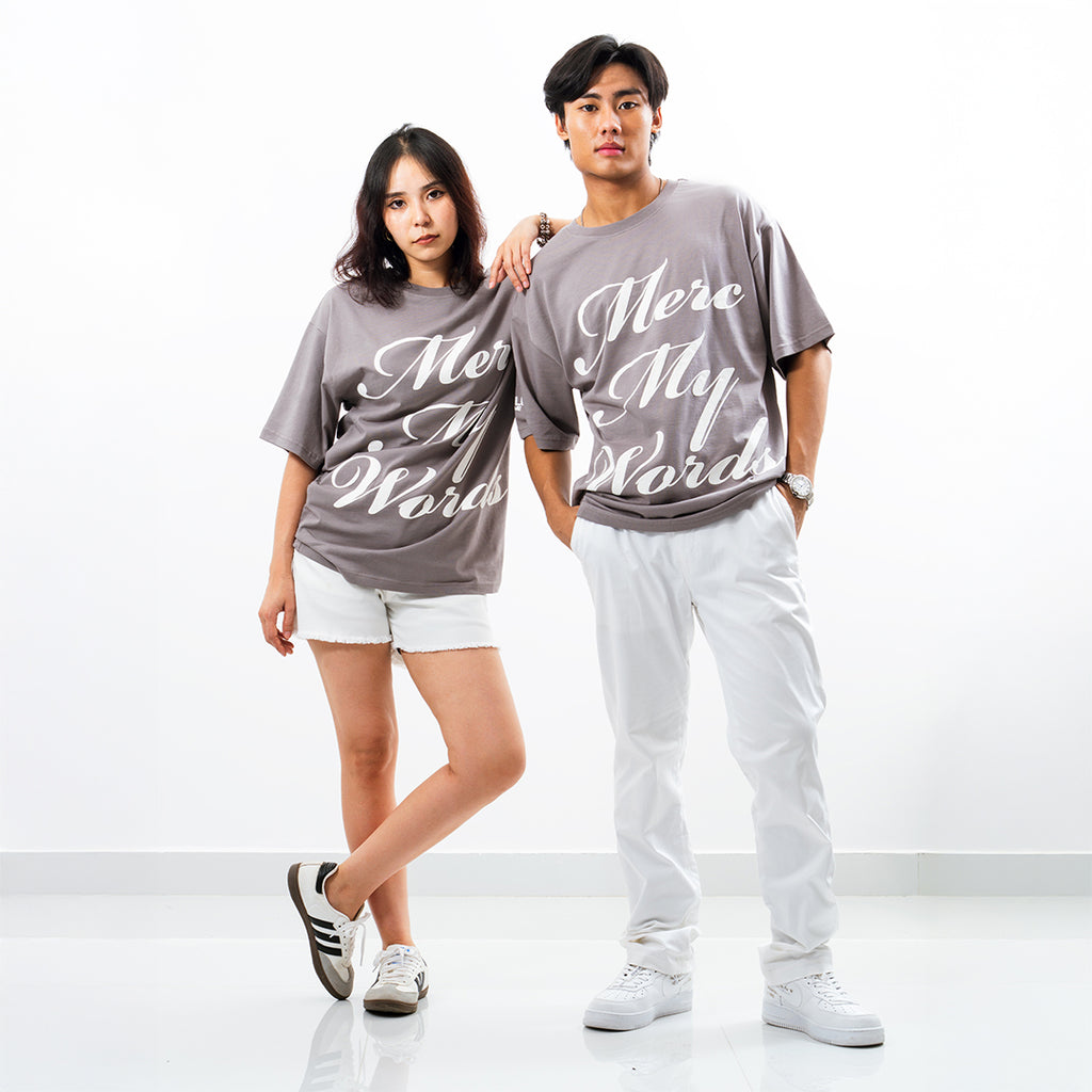 MERC MY WORDS GREY TSHIRT