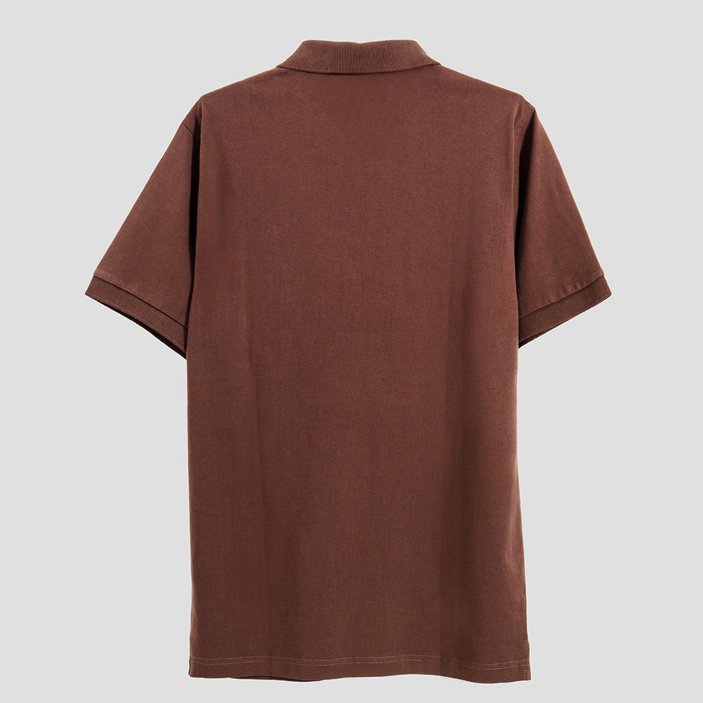 CLASSIC FIT BROWN POLO SHIRT