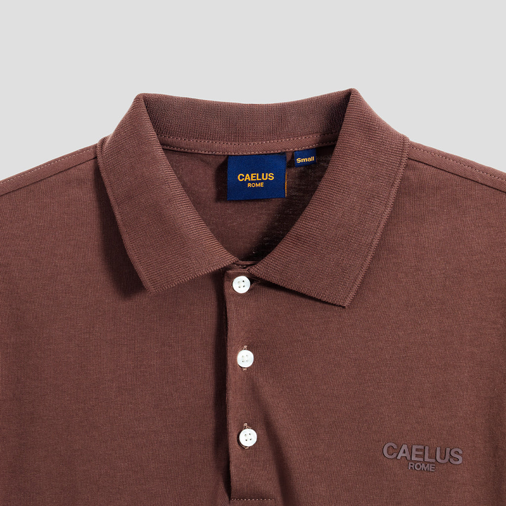 CLASSIC FIT BROWN POLO SHIRT