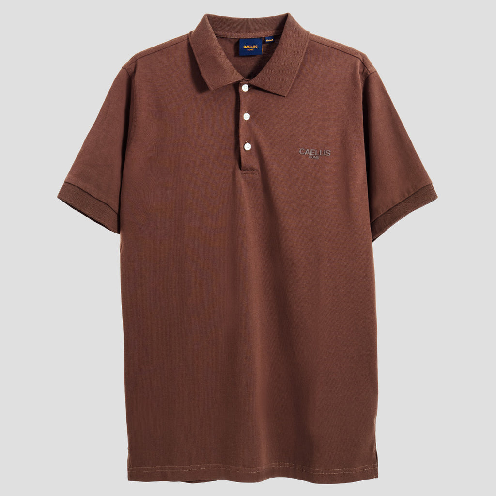 CLASSIC FIT BROWN POLO SHIRT