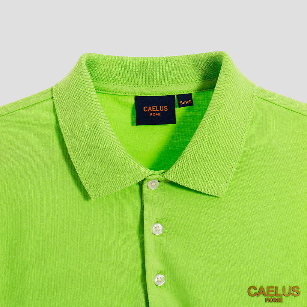 CLASSIC FIT PARROT GREEN POLO SHIRT