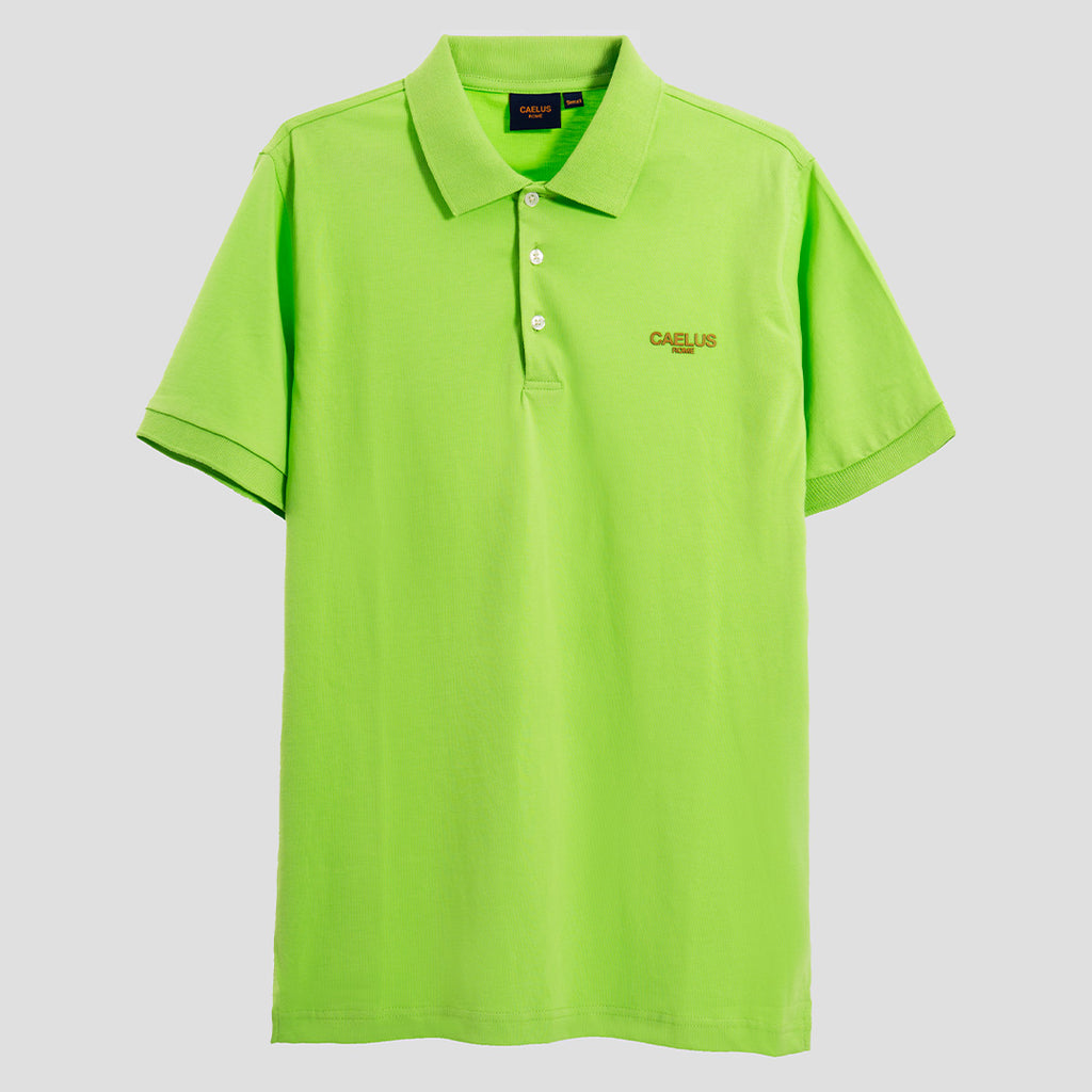 CLASSIC FIT PARROT GREEN POLO SHIRT