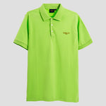 CLASSIC FIT PARROT GREEN POLO SHIRT