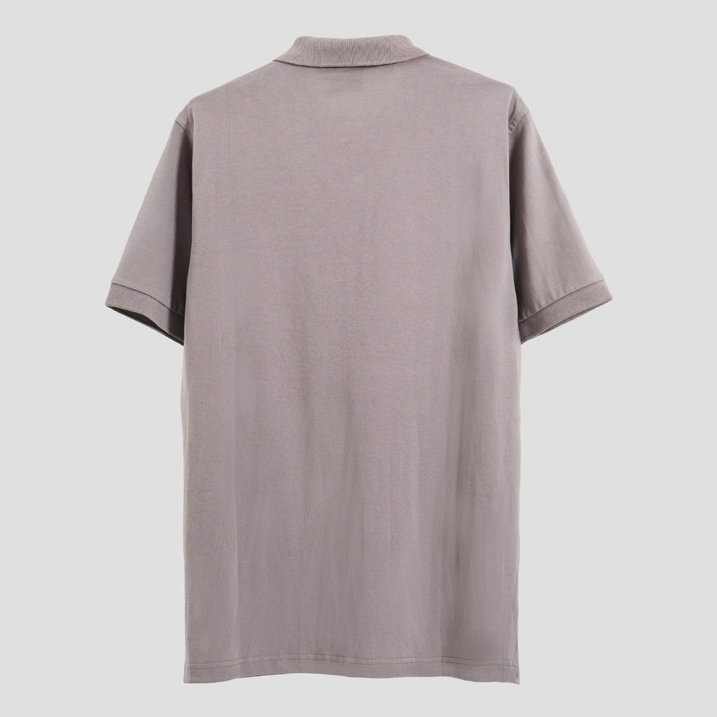 CLASSIC FIT GREY POLO SHIRT