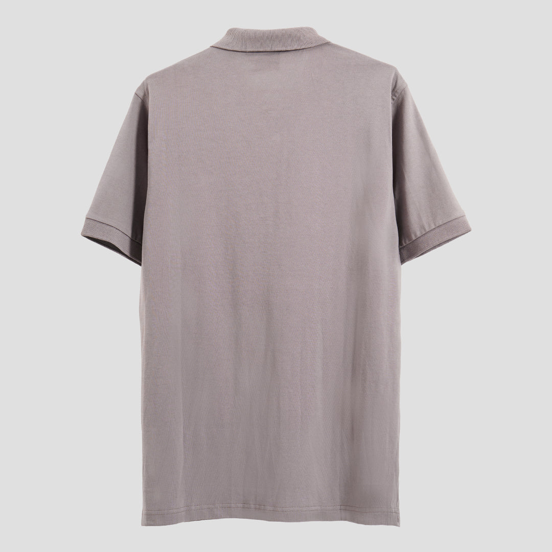 CLASSIC FIT GREY POLO SHIRT