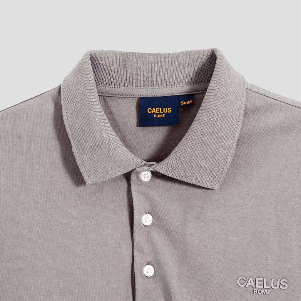 CLASSIC FIT GREY POLO SHIRT
