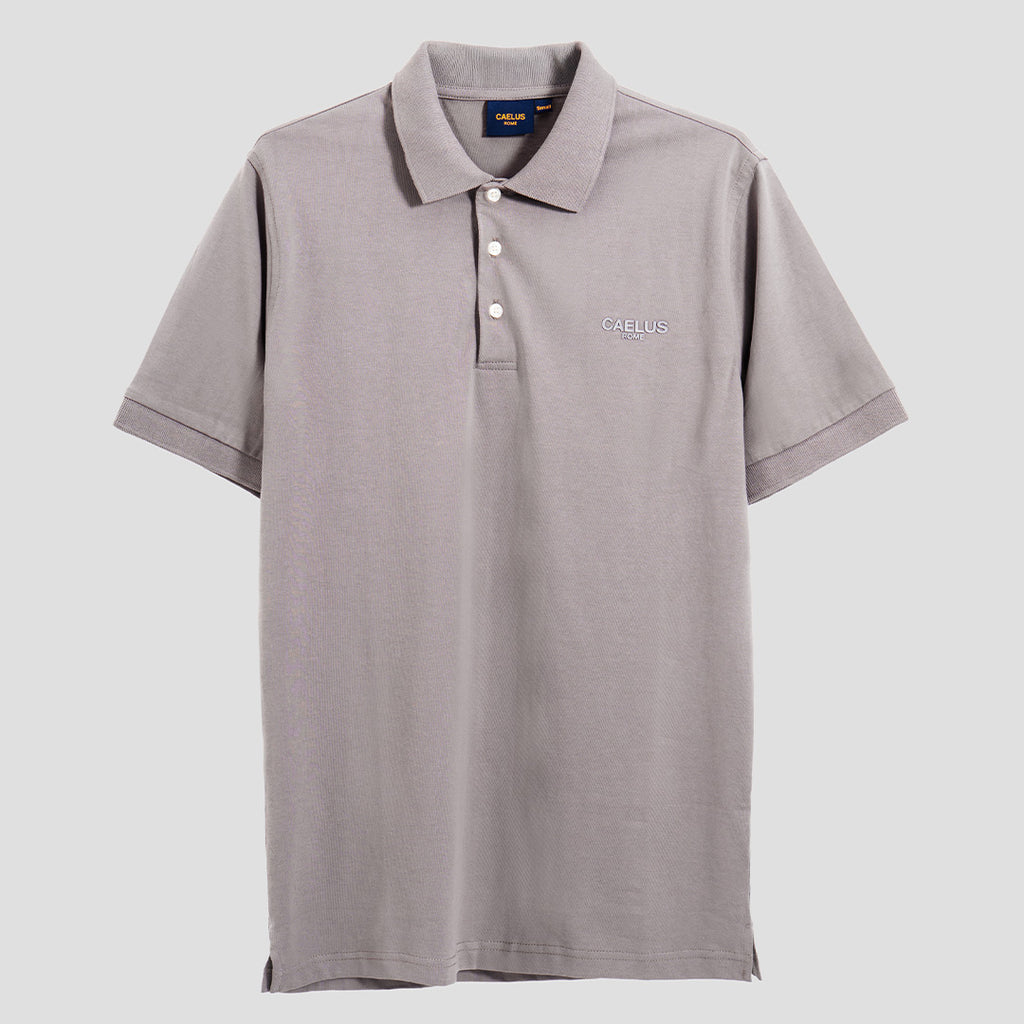 CLASSIC FIT GREY POLO SHIRT