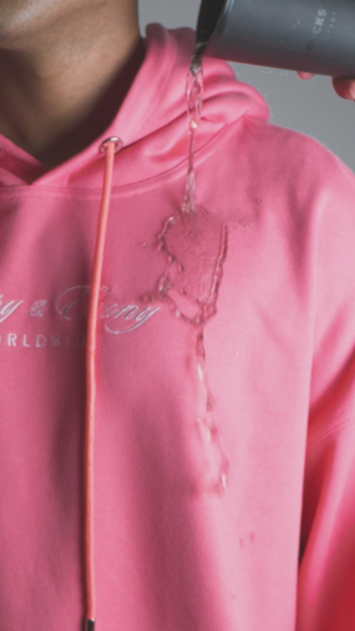 Worldwide Embroidery Hydrophobic Hoodie